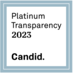The logo for platinum transparency 2023 candid is designed to represent the essence of donation.